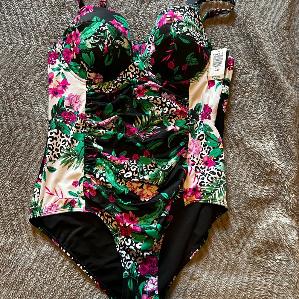 NWT Torrid animal print one piece